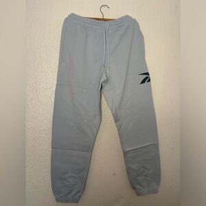 Size M blue jogger pants for women Reebok new with tags
